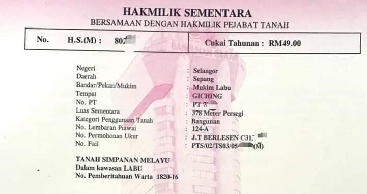 Geran Hartanah Malaysia